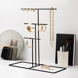Aberto Design TK-006-B Organizador de Joyas Negro
